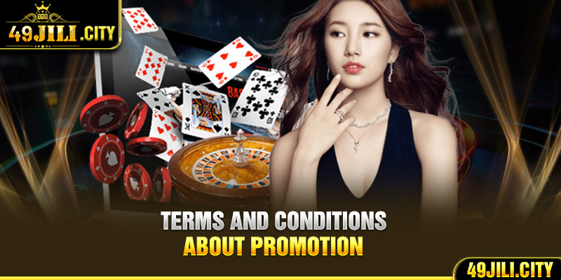 Terms and conditions about promotion